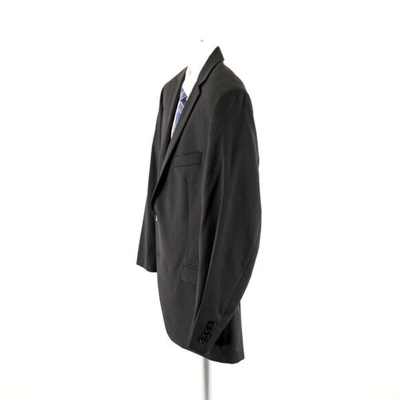 Calvin Klein Black Wool‎ 2 Button Blazer 42S - Picture 6 of 13